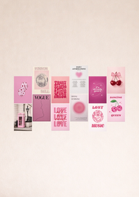 PINK POP AESTHETIC | 12 POSTER COLLAGE