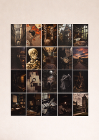 THE VINTAGE WALL | 20 POSTER COLLAGE