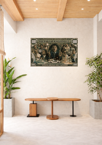 WALL STREET WOLF – HUNDRED DOLLAR | CANVAS