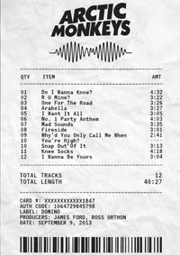 MUSIC RECEIPT - AM INSPIRED