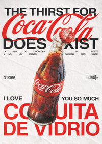 COCA COLA - GLASS BOTTLE